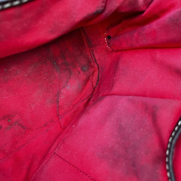 Dooney & Bourke Oakdale Croco Gray Embossed Leather Zip Satchel Crossbody READ - Picture 16 of 16